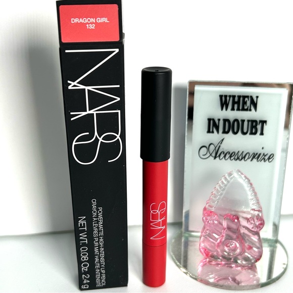 NARS Powermatte High Intensity Lip Pencil DRAGON GIRL #132 Red Full Size NEW - Picture 1 of 11